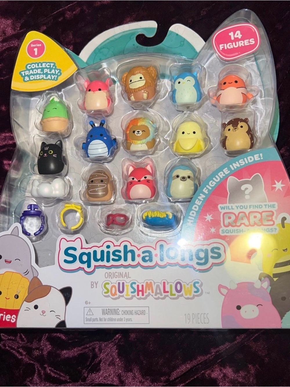 Squishmallows Squish-a-Longs 14-Figure Pack - Multicolor